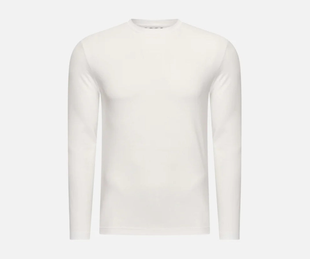 Long sleeve shiny cotton shirt